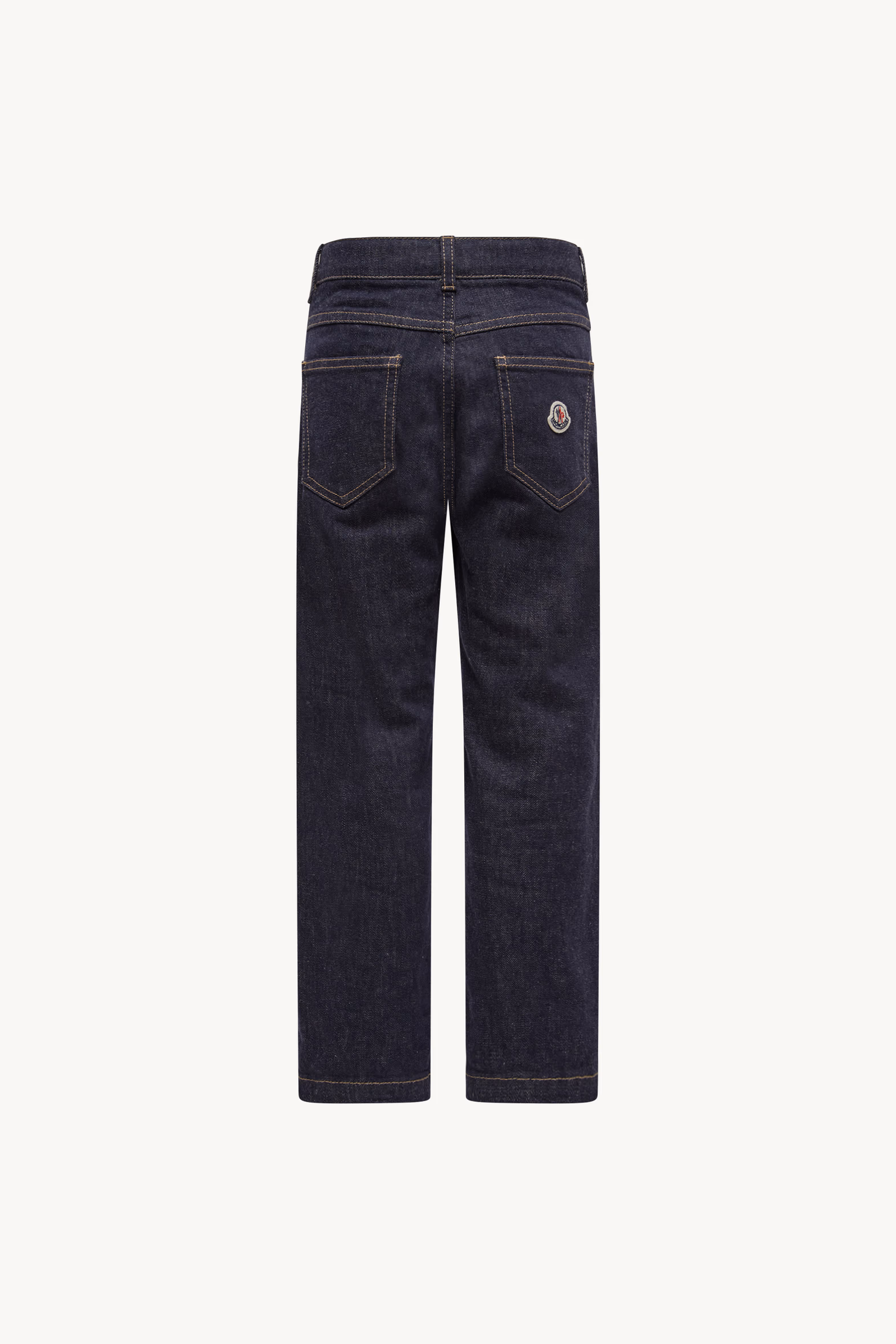Straight Leg Jeans Boy Navy Blue Moncler 4